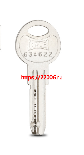 Цилиндровый Kale kilit (Кале килит) механизм 164 SN/68 (26+10+32) mm никель 5 кл. фото 4