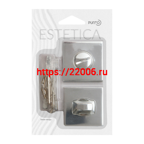 Ручка Punto (Пунто) поворотная BK6.K.EST.Q52 SSC-16 сатинированный хром фото 2