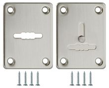 Накладка Fuaro (Фуаро) на сувальдный замок ESC.S-lift+S/K.set (ESC081/082) мат.никель (2шт.)