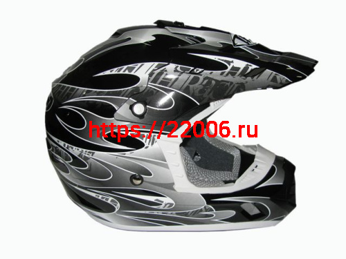 Мотошлем THH TX-12 №3 black/ white (L)