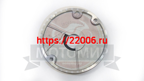 Крышка коленвала 1Р39 Альфа "Zodiak" 100/110 левая маслоотделительная (круглая) №2 в сборе фото 2 Крышка коленвала 1Р39 Альфа "Zodiak" 100/110 левая маслоотделительная (круглая) №2 в сборе фото 2