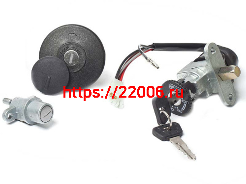 Замок зажигания (комплект) Yamaha Jog Next Zone 3YK SM Замок зажигания (комплект) Yamaha Jog Next Zone 3YK SM