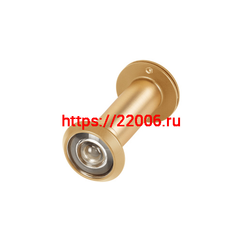 Глазок Fuaro (Фуаро) дверной, оптика пластик DV 3/90-50/Z (VIEWER 3 DVZ) SSG сатинированное золото