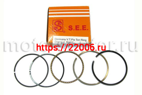 Кольца поршневые SEE Delta 110 std 52.4 мм 4Т стандартные Кольца поршневые SEE Delta 110 std 52.4 мм 4Т стандартные