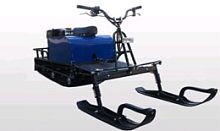 Лыжный модуль М-3 для мотобуксировщика Сигма (седло на капот в комплекте) (площадка для ног ниже)