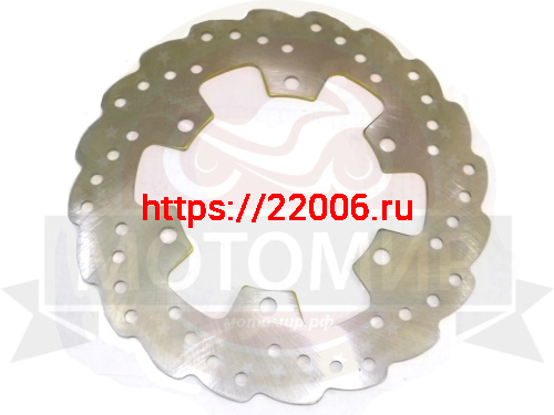 Диск тормозной передний (267х130х4) (отв: 6х78) Fighter 250 фото 2