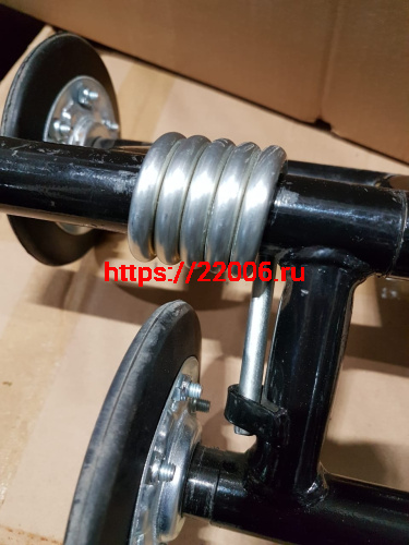 Пружина Буран катков короткая УСИЛЕННАЯ(на 1 гус. 6 шт.)(правая 110200148)  5 вит. ф8мм пр-во РОССИЯ фото 4