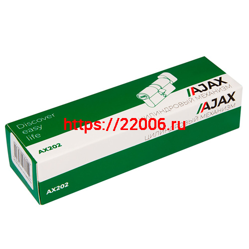 Цилиндровый Ajax (Аякс) механизм (AX202/80) AX2002Knob80 (30+10+40) CP хром с вертушкой фото 2