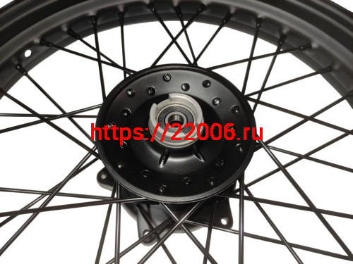 Обод 17" передний (2,5 х 17) MIRAGE 250 (ТЭККЕН) в сборе (150011392-0005) фото 3 Обод 17" передний (2,5 х 17) MIRAGE 250 (ТЭККЕН) в сборе (150011392-0005) фото 3