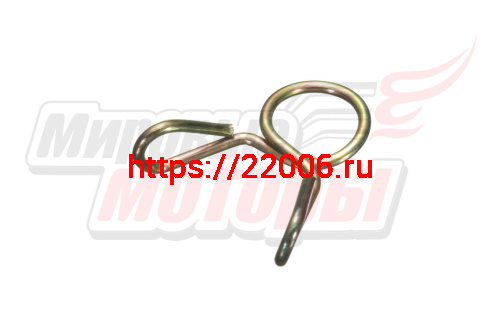 Хомут шланга пружинный, проволочный, одновитковый, диаметр 9 мм