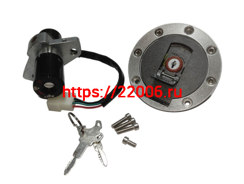 Замок зажигания MIRAGE 250 (ТЭККЕН) (+бензобака) (180032936-0001) Замок зажигания MIRAGE 250 (ТЭККЕН) (+бензобака) (180032936-0001)