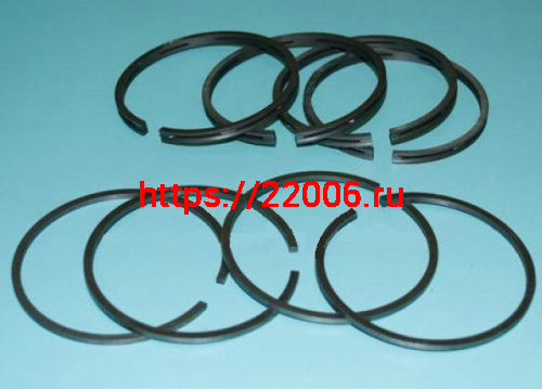 Кольца поршневые Урал 1 ремонт 78.2 мм (хром) Кольца поршневые Урал 1 ремонт 78.2 мм (хром)