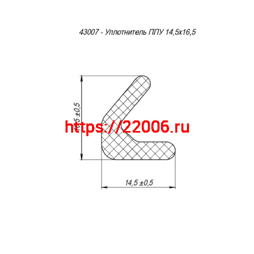 Самоклеящийся Fuaro (Фуаро) уплотнитель ППУ (14,5x16,5 мм), коричневый (400 м) фото 3
