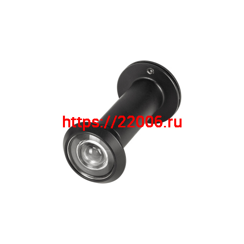 Глазок Fuaro (Фуаро) дверной, оптика пластик DV 3/90-50/Z BL-24 черный (B2B)