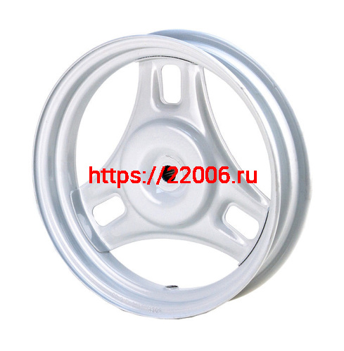 Диск колеса 10" Honda Dio задний, штампованный, барабанный тормоз