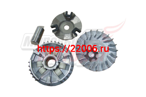 Вариатор ПЕРЕДНИЙ в сборе YAMAHA BWS 100 (компл.) Вариатор ПЕРЕДНИЙ в сборе YAMAHA BWS 100 (компл.)